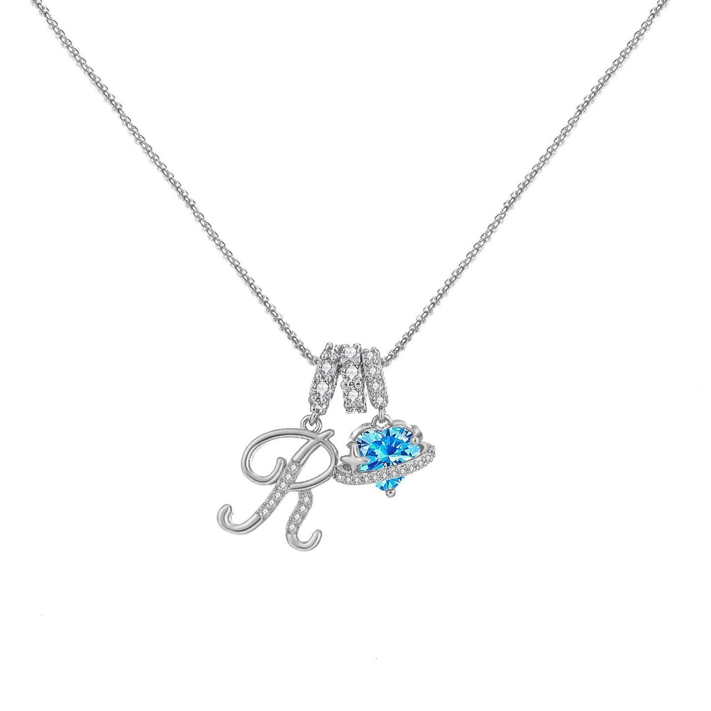 Dopamine 26 English Letter Necklace Copper
