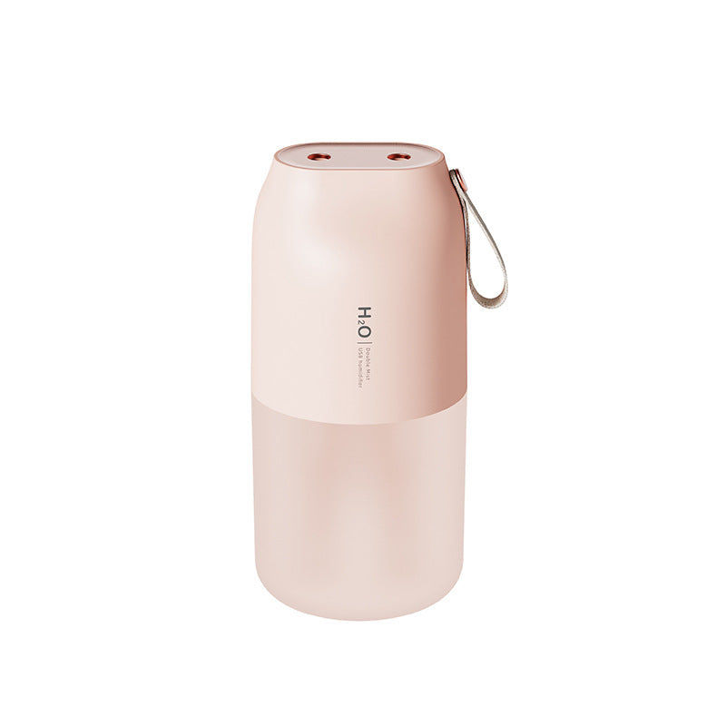 New Lanyard Double Spray Humidifier Mute Portable Desktop Atomizer