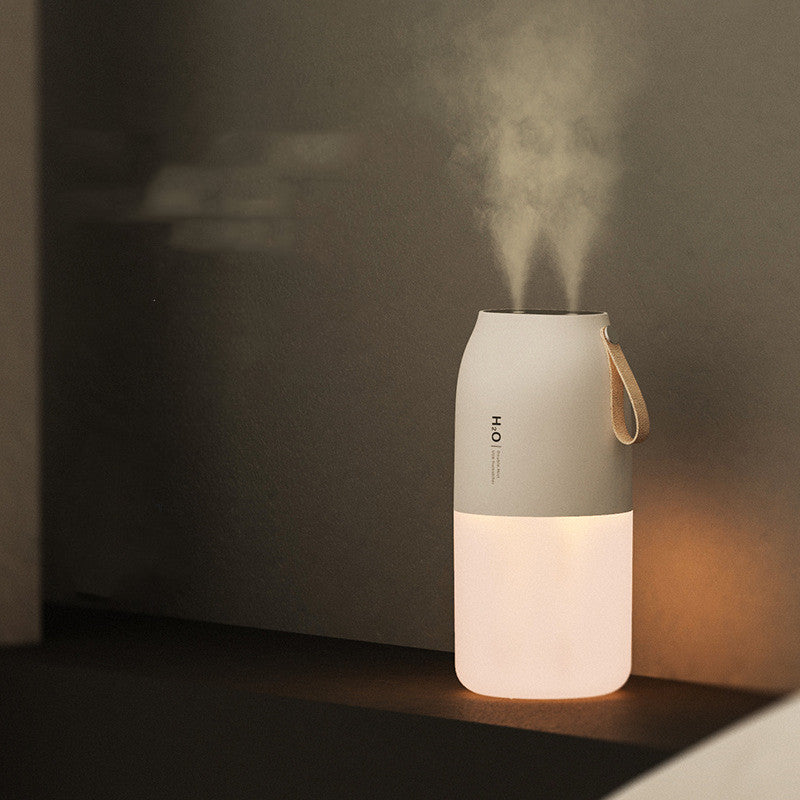 New Lanyard Double Spray Humidifier Mute Portable Desktop Atomizer