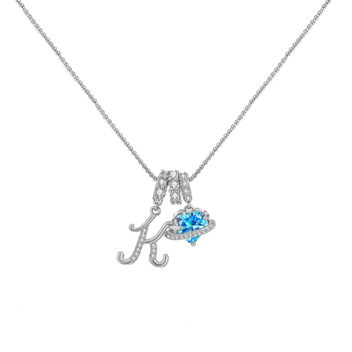 Dopamine 26 English Letter Necklace Copper