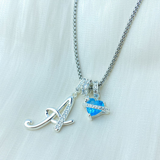 Dopamine 26 English Letter Necklace Copper
