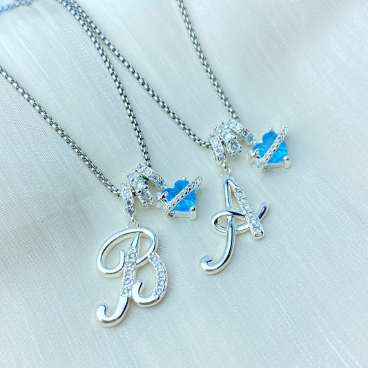 Dopamine 26 English Letter Necklace Copper