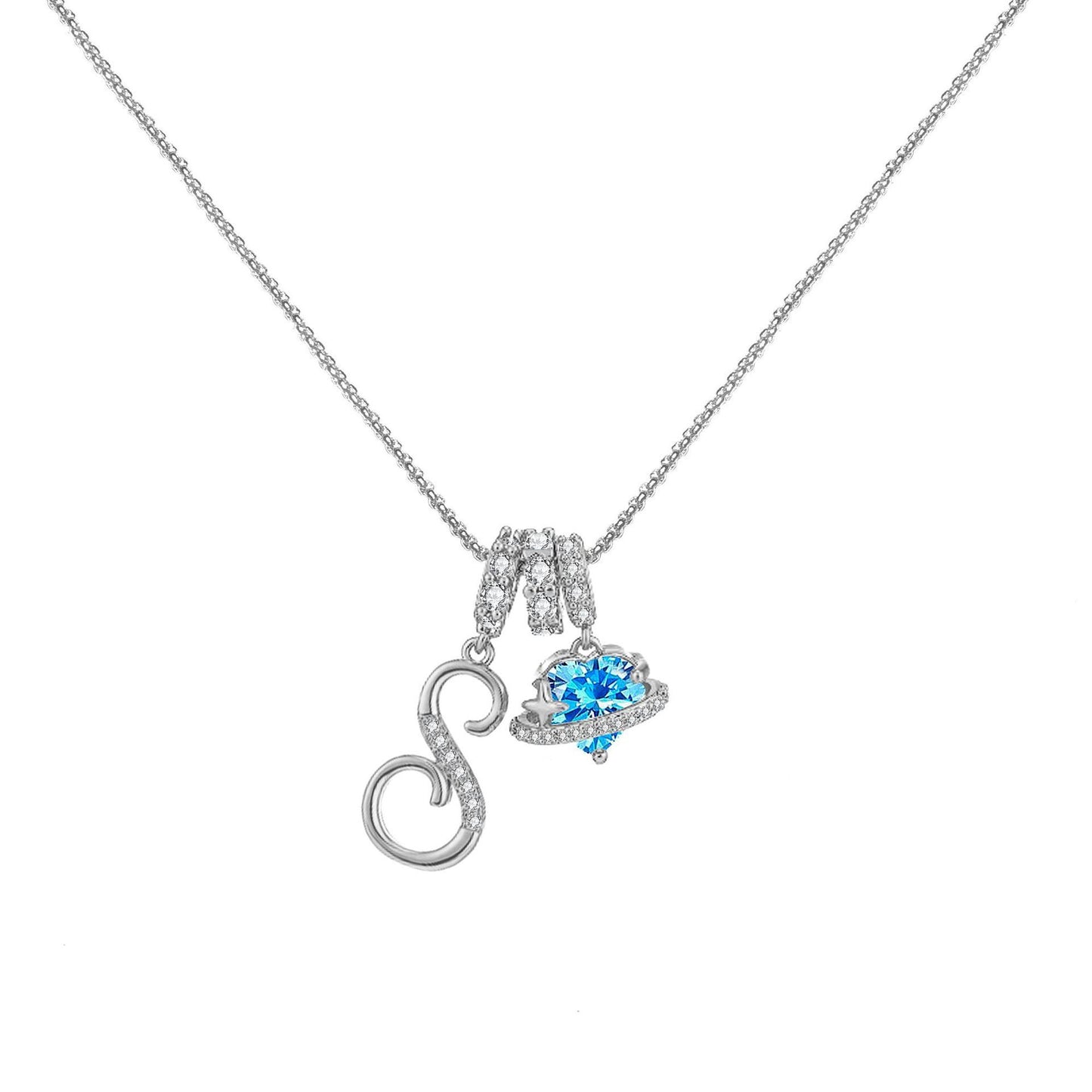 Dopamine 26 English Letter Necklace Copper