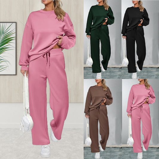 Women's Fashion Individual Casual Wide Leg Suit