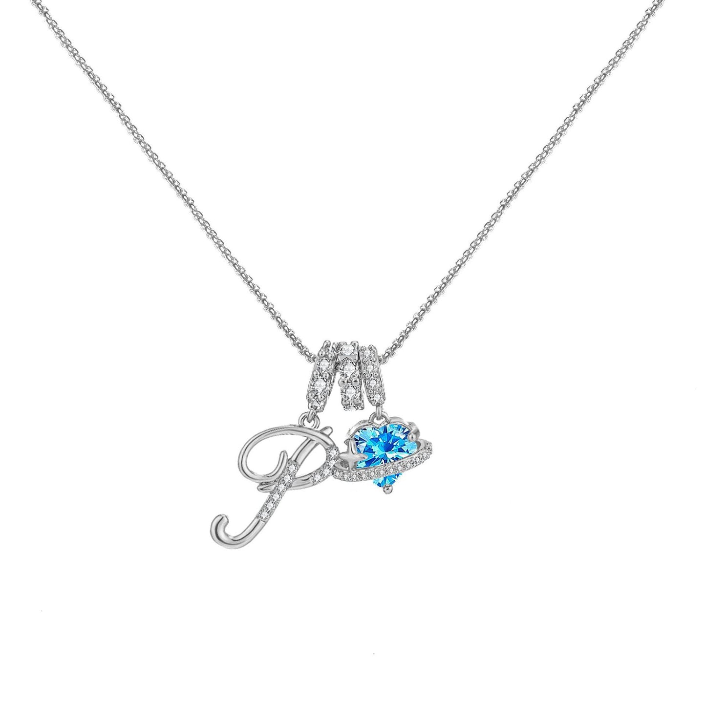 Dopamine 26 English Letter Necklace Copper