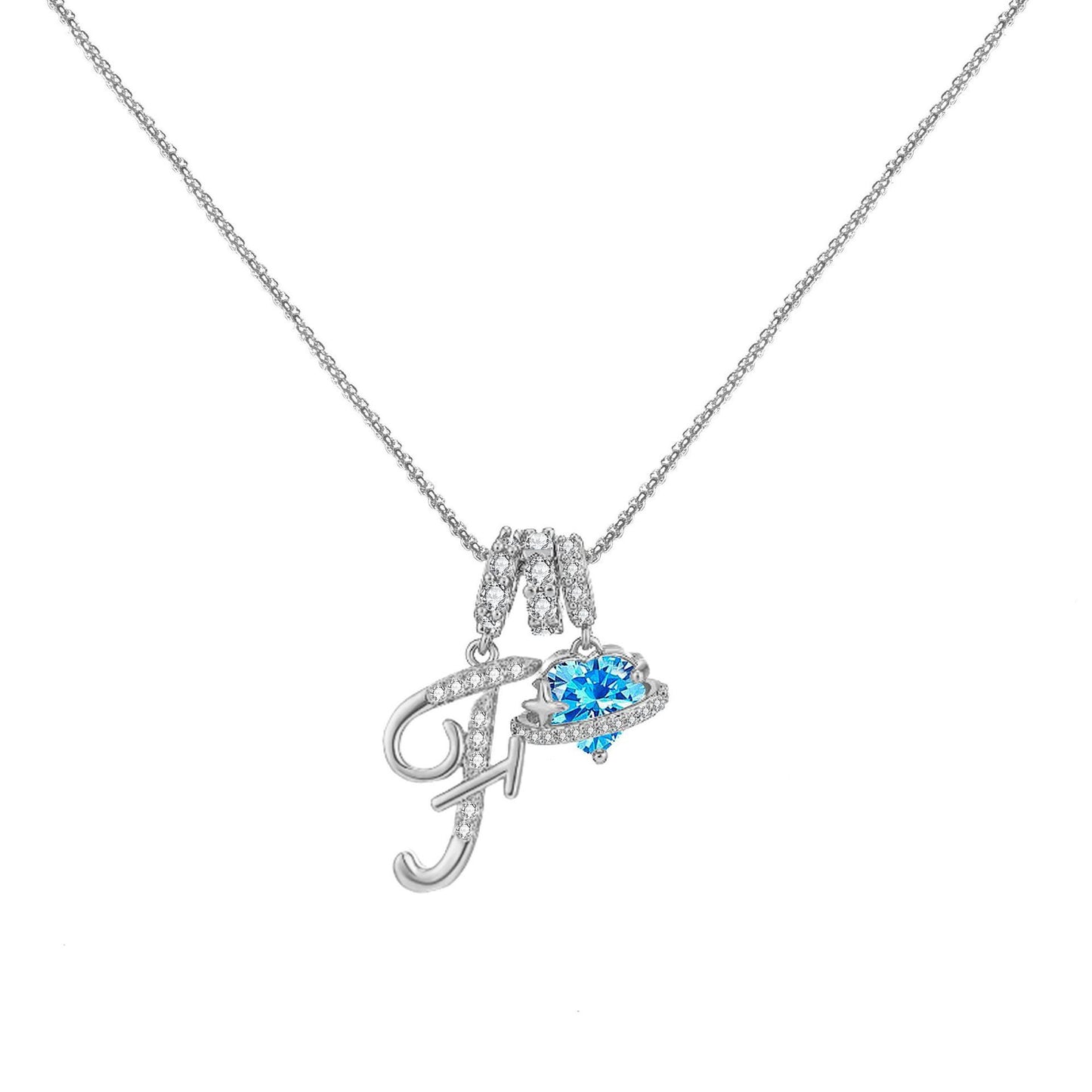 Dopamine 26 English Letter Necklace Copper
